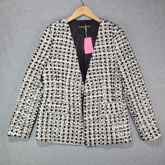 Amanda Uprichard Cody Blazer in Kelly Size Large Preppy‎ Flowers NWT - Picture 1 of 9